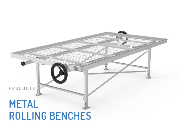 Overall structure of the metal rolling bench