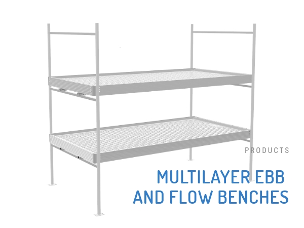 Overall structure of the multilayer ebb and flow bench