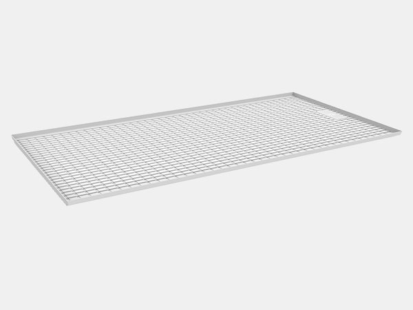Multilayer ebb and flow bench tray details